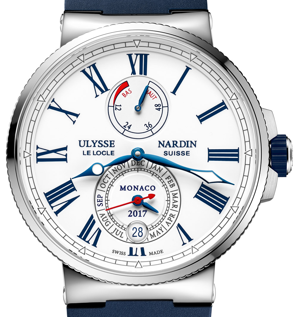 Ulysse Nardin Marine Chronometer Annual Calendar Monaco Watch Watch Releases 