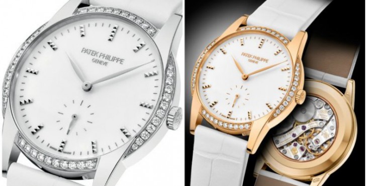 Replica Diamond-set Patek Philippe Calatrava Seconds Subdial Ladies' Timepiece Ref. 7122