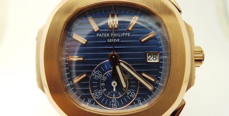 Blue Dial Patek Philippe Nautilus Chronograph 5980 replica